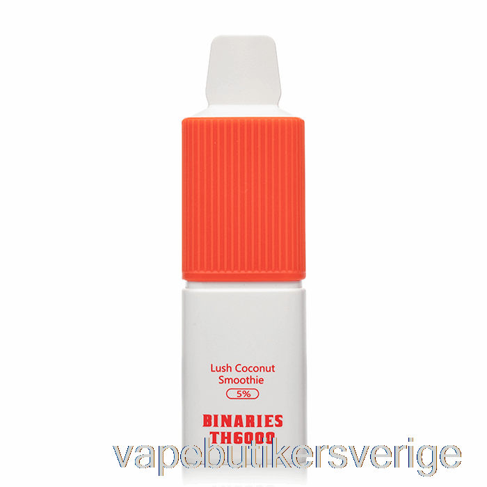 Vape Sverige Horizon Binärer Th6000 Frodig Kokossmoothie För Engångsbruk